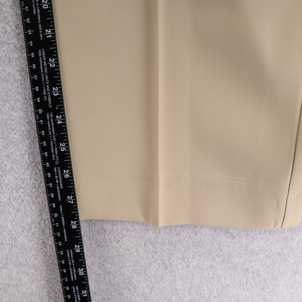 Dockers Golf Pants Mens 38x29 Relaxed Fit Khaki‎ Business Casual Pleated Beige - Picture 8 of 11